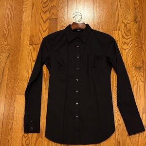 Ann Taylor Classic Black Women's Dress Shirt - Never Been Worn - Missing Tags